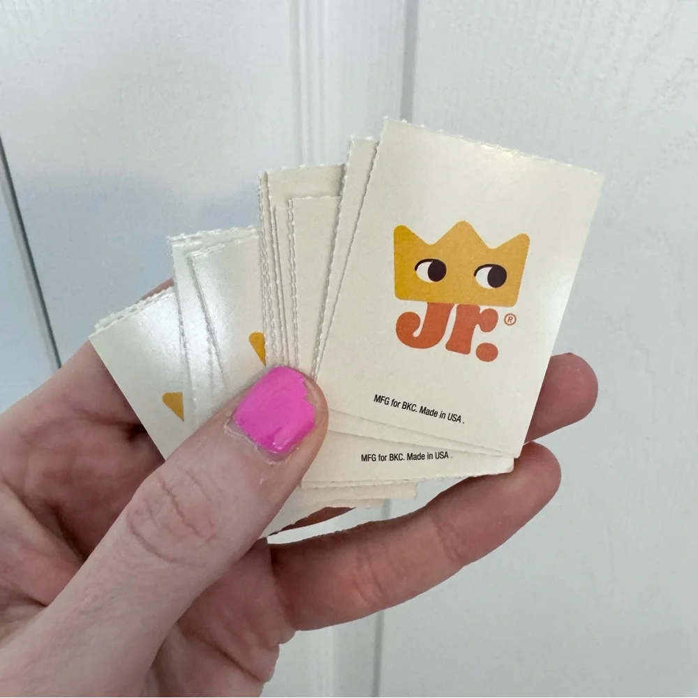 NIB Mini 90’s BURGER KING Go Fish Game